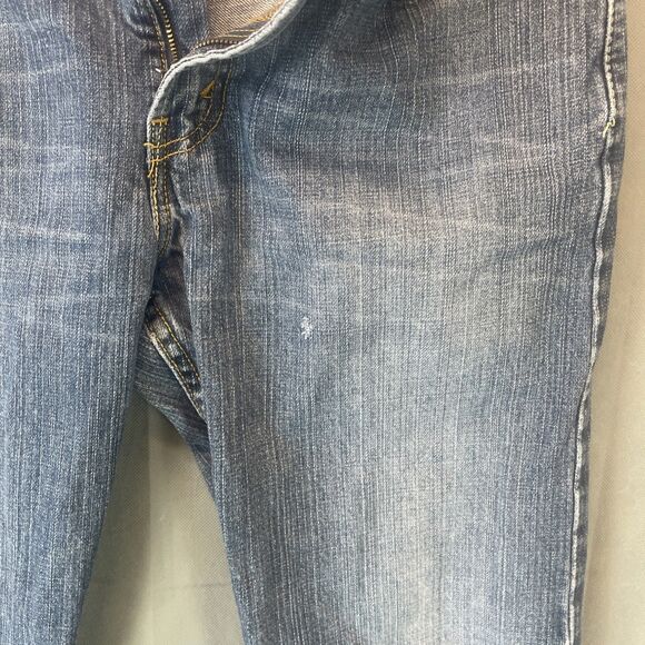 Levis 505 Jeans Mens 31x30 Straight Regular Fit Mid Rise Med Wash - Picture 5 of 10